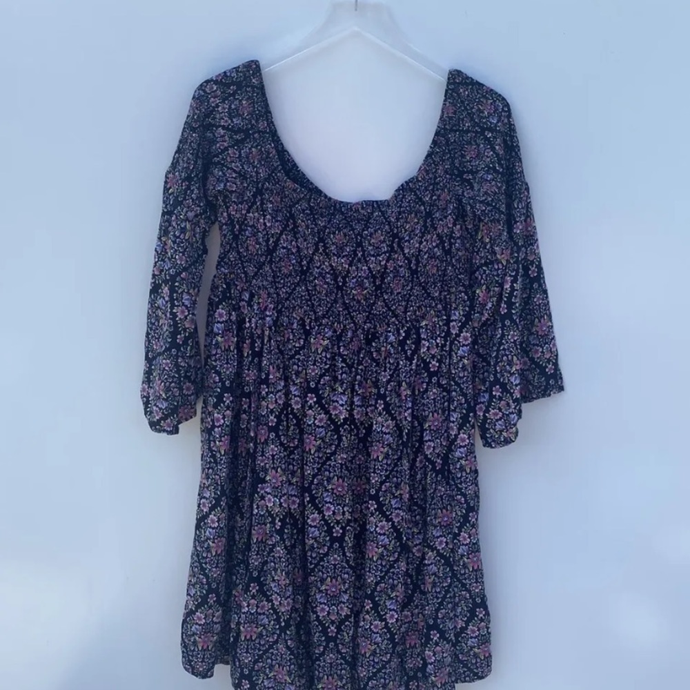 Torrid Challis Off-Shoulder Skater Dress Women’s Size 2 (634) - Picture 4 of 9